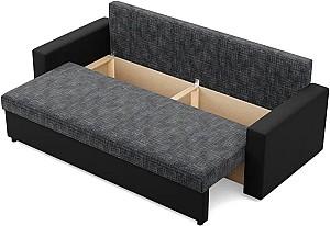 Canapea Magnifico Meble Luna 3 Lawa 17/Real 11 Gri inchis/Negru