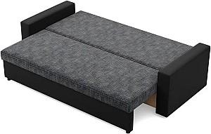 Canapea Magnifico Meble Luna 3 Lawa 17/Real 11 Gri inchis/Negru