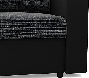 Canapea Magnifico Meble Luna 3 Lawa 17/Real 11 Gri inchis/Negru