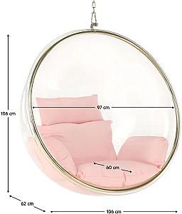 Leagan balansoar Tempo Kondela Bubble New Tip 1 106 Pink