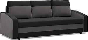 Canapea Magnifico Meble Orion Bonell Mikrofaza 15/Mikrofaza 27 Negru/Gri
