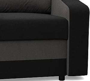 Canapea Magnifico Meble Orion Bonell Mikrofaza 15/Mikrofaza 27 Negru/Gri