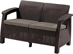 Set mobila de gradina Heniver Novara 3+2+1+1+T Maro