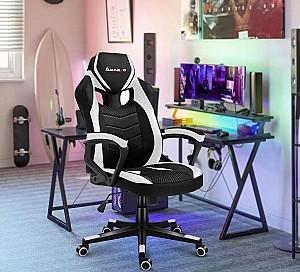 Fotoliu gaming Huzaro Force Mesh 2.5 Negru/Alb