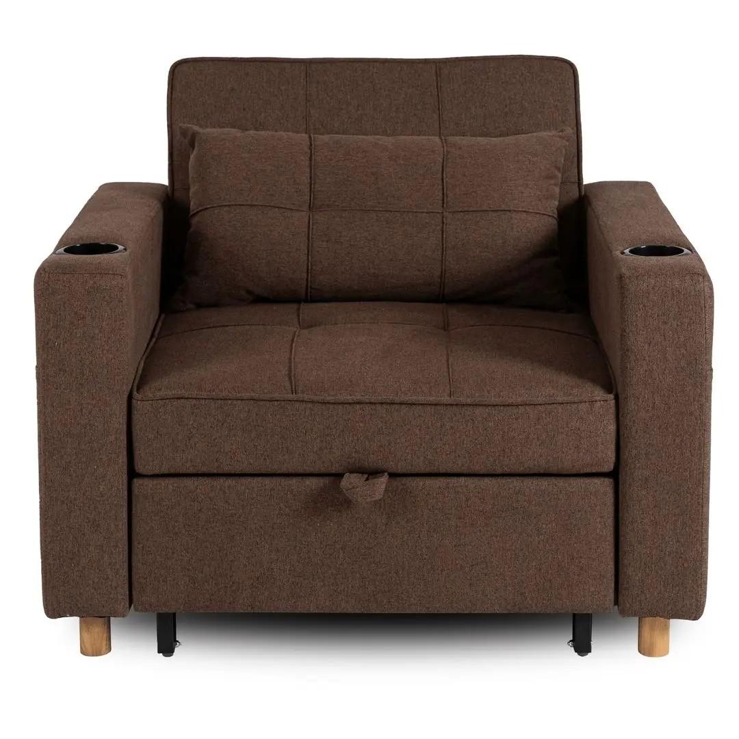 Fotoliu Mebel Elite Solor Maro/Stejar natural (Bej)