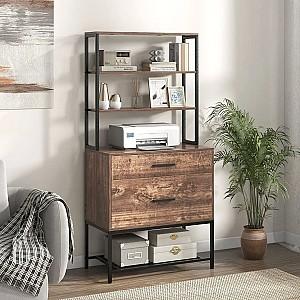 Etajera Costway CB10569CF Rustic Brown