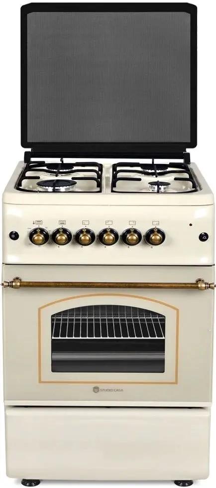 Aragaz, Plita de gaz Studio Casa Verona Retro 50/55 Beige