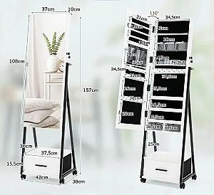 Oglindă Costway JV10221WH