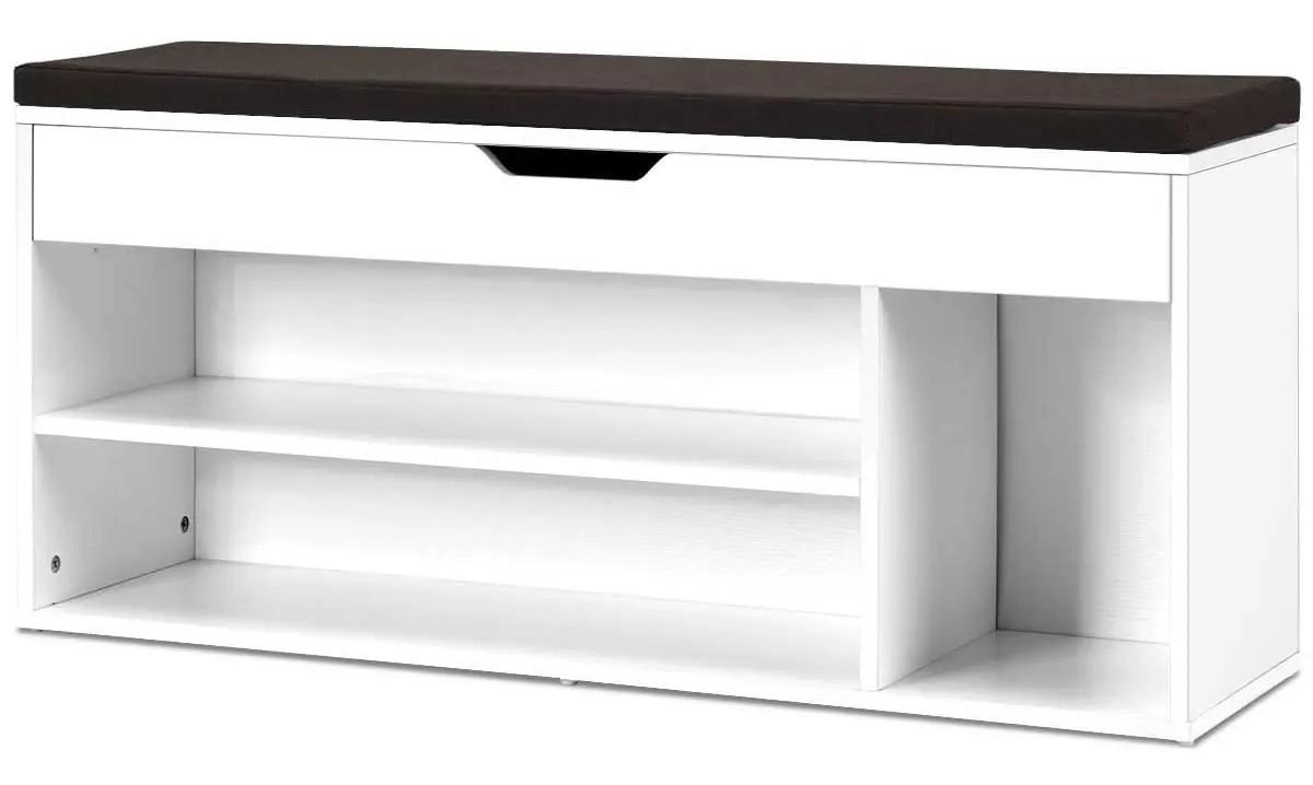 Raft pentru incaltaminte Costway JV11726WH Alb