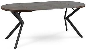 Masa Mebel Elite Lugo 90-190 Nuc (Maro)/Negru