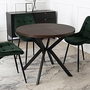 Masa Mebel Elite Lugo 90-190 Nuc (Maro)/Negru