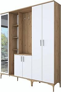 Antreu Mirage Meble EA129 Nuc (Maro)/Alb