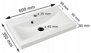 Set pentru baie Bratex Madrit I Stejar Sanremo (Bej)