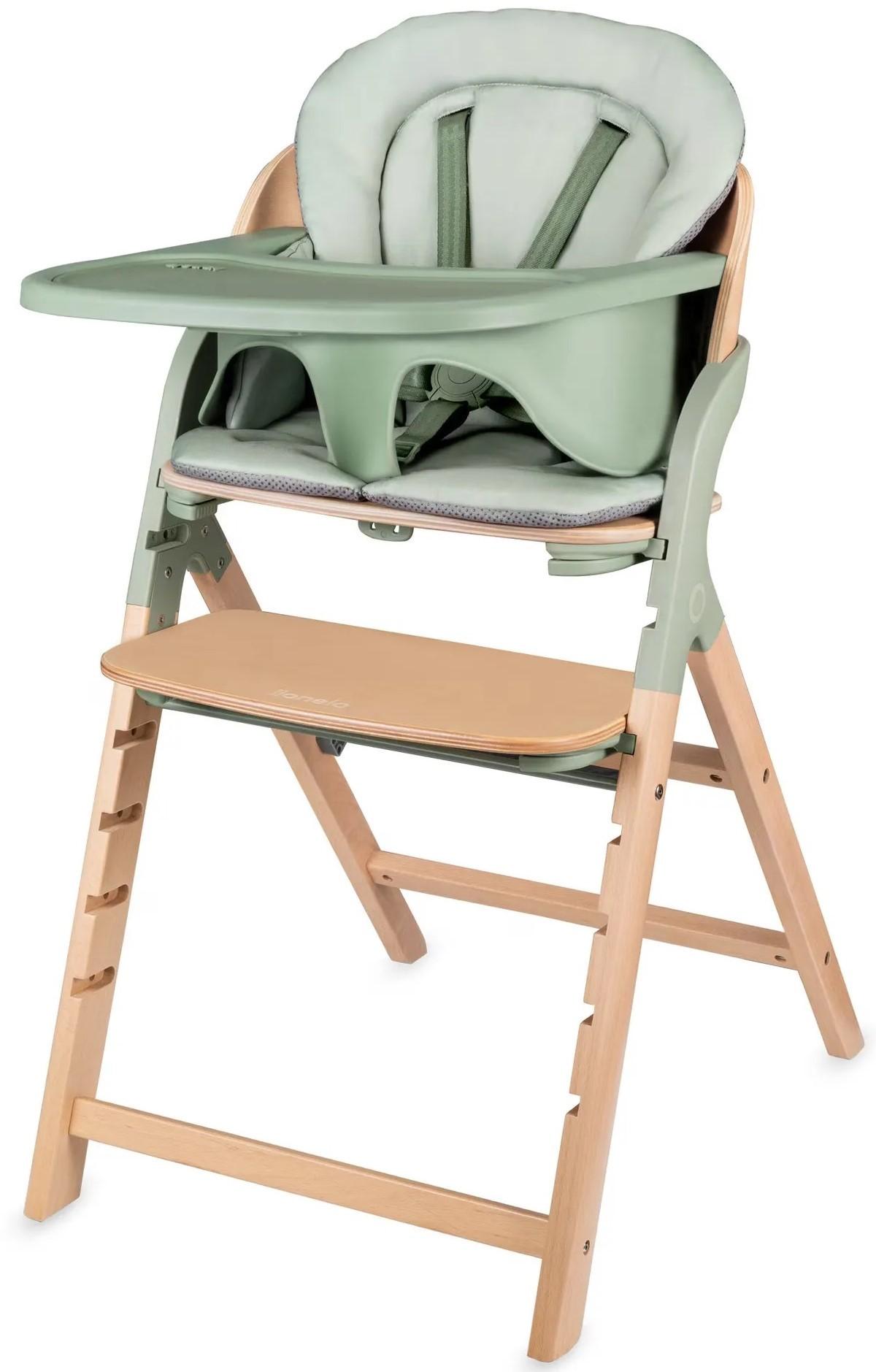 Scaun de masa multifunctional Lionelo Megan Green Wood