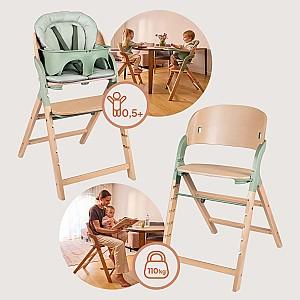 Scaun de masa multifunctional Lionelo Megan Green Wood