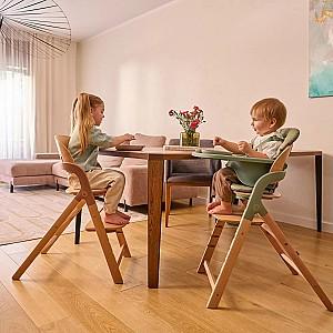 Scaun de masa multifunctional Lionelo Megan Green Wood