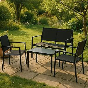 Set mobila de gradina Jumi OM-259027 Black