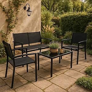 Set mobila de gradina Jumi OM-259027 Black