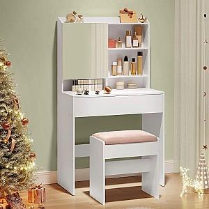 Masa de machiaj Vasagle RDT118W01 White