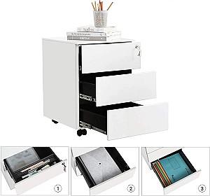 Comoda Songmics OFC63WT White