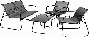 Set mobila de gradina Jumi OM-319059 Antracit (Gri)/Negru