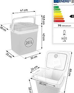 Frigider portabil auto Berdsen Icemax 3829 Black/Grey