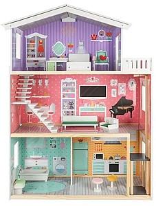 Casuta pentru papusi Kruzzel Large Dollhouse Multicolor