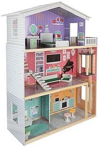 Casuta pentru papusi Kruzzel Large Dollhouse Multicolor