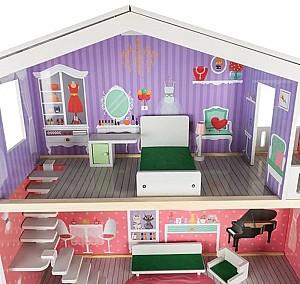 Casuta pentru papusi Kruzzel Large Dollhouse Multicolor