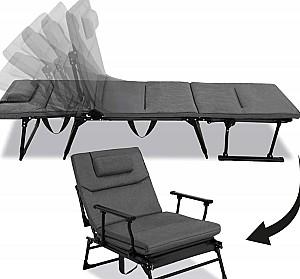 Sezlong Springos Verano GC0067 Grey