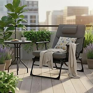 Sezlong Springos Verano GC0067 Grey