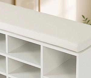 Raft pentru incaltaminte Mebel Elite Axel 104cm White