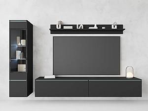Living Bratex Vera I Grafit negru