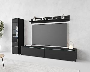 Living Bratex Vera I Grafit negru