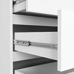 Comoda Akord K160 8SZ Alb
