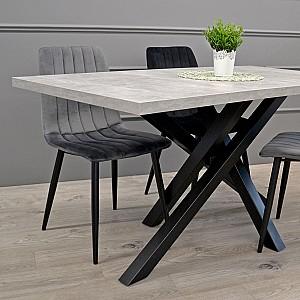 Scaun de lux DP DC-90P-N21 Middle Grey-Black