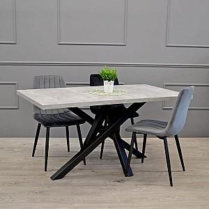 Scaun de lux DP DC-90P-N21 Middle Grey-Black