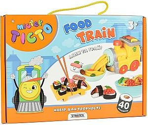 Set de jucarii Strateg Mister Aluat: Food Train (57995)