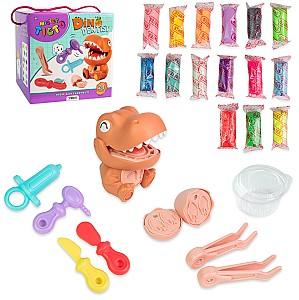 Set de jucarii Strateg Mister Aluat: Dino Dentist (57141)