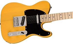 Chitara electrica Fender Squier Sonic Telecaster MF Butterscotch Blonde