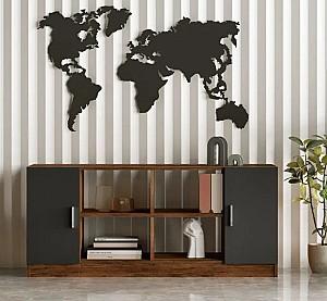 Etajera Mirage Design Vario VO6-BA Baroc (Maro)/Antracit (Gri)
