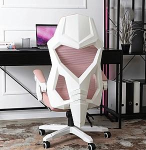 Fotoliu gaming Mebel Elite Bing White/Pink