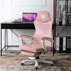 Fotoliu gaming Mebel Elite Bing White/Pink