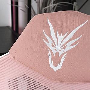 Fotoliu gaming Mebel Elite Bing White/Pink
