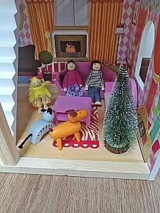Casuta pentru papusi Enero Toys LED XXXL Multicolor