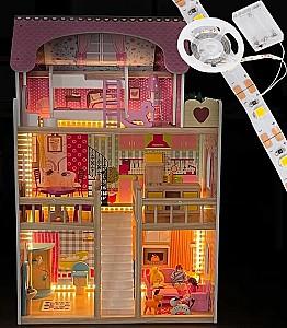 Casuta pentru papusi Enero Toys LED XXXL Multicolor