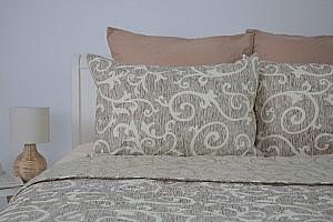 Albituri de pat TEP Elegant Cotton 220x240 Beige/White