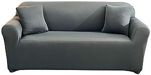 Husa pentru canapele Relaxe Home Solid Sofa Cover 3 locuri (190-230 cm) Gri