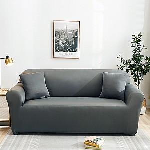 Husa pentru canapele Relaxe Home Solid Sofa Cover 3 locuri (190-230 cm) Gri