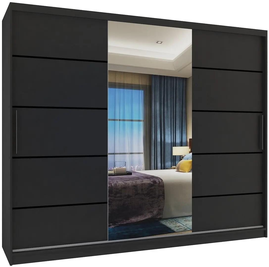 Dulap-cupe Belini Premium MBP SZP8/0/1B/2B1L/0/KLP Negru